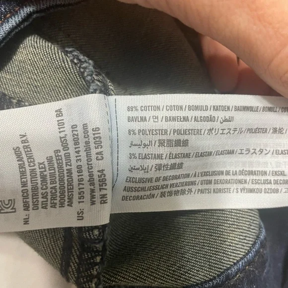 Abercrombie & Fitch High Rise Super Skinny Jeans - Picture 6 of 6